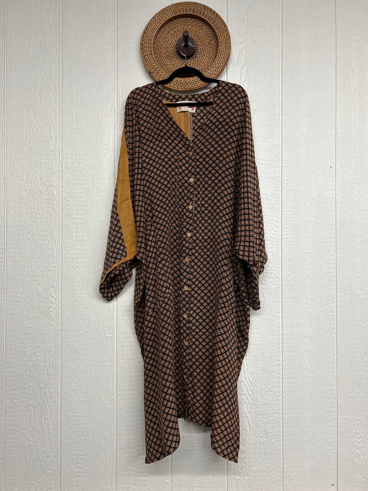 Crepe Sari Gaia Duster Dress 0826 197