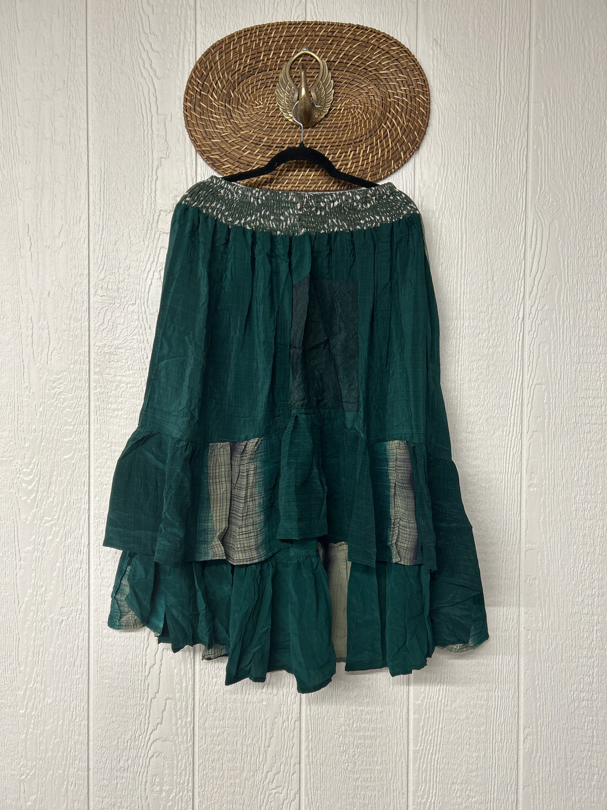 RETAIL Crepe Sari Dahlia Skirt 1026 028