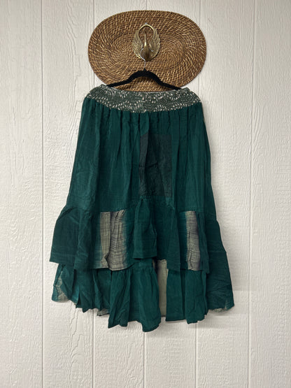 RETAIL Crepe Sari Dahlia Skirt 1026 028