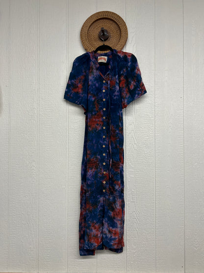 Crepe Sari Summer Woodstock Duster 0626 098