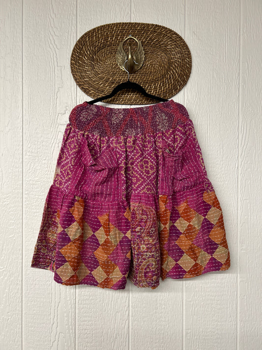 Pareo Kantha Meadow Skirt 0826 020