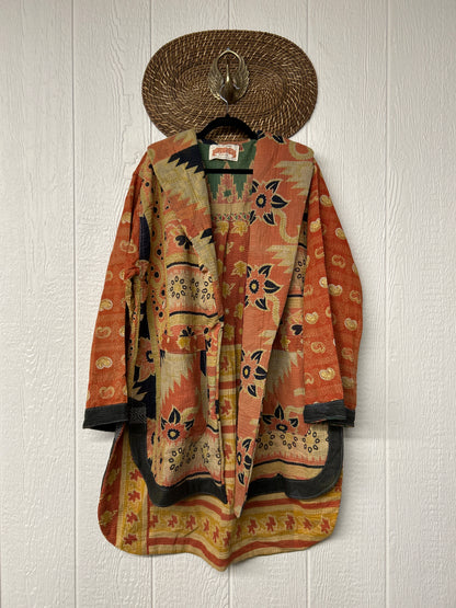 Fine Kantha Drifter Coat 1026 129