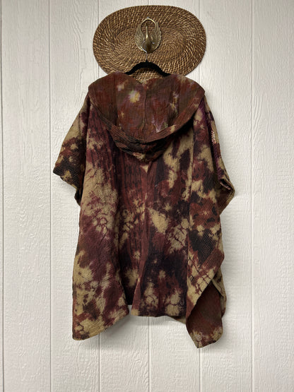 Aura Edit Fine Kantha Wanderlust Poncho 1026 012
