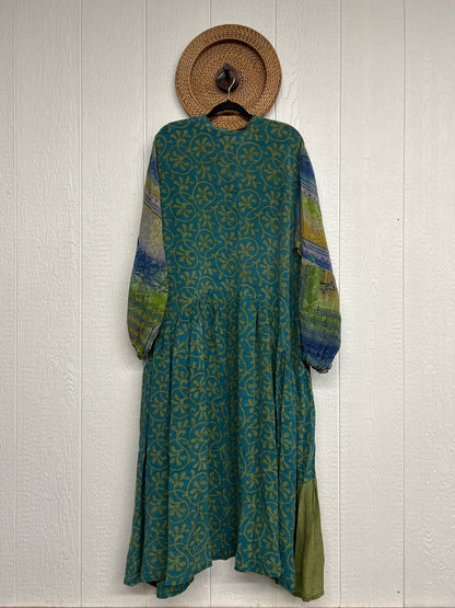 Crepe Sari Evermore Kimono 1026 007