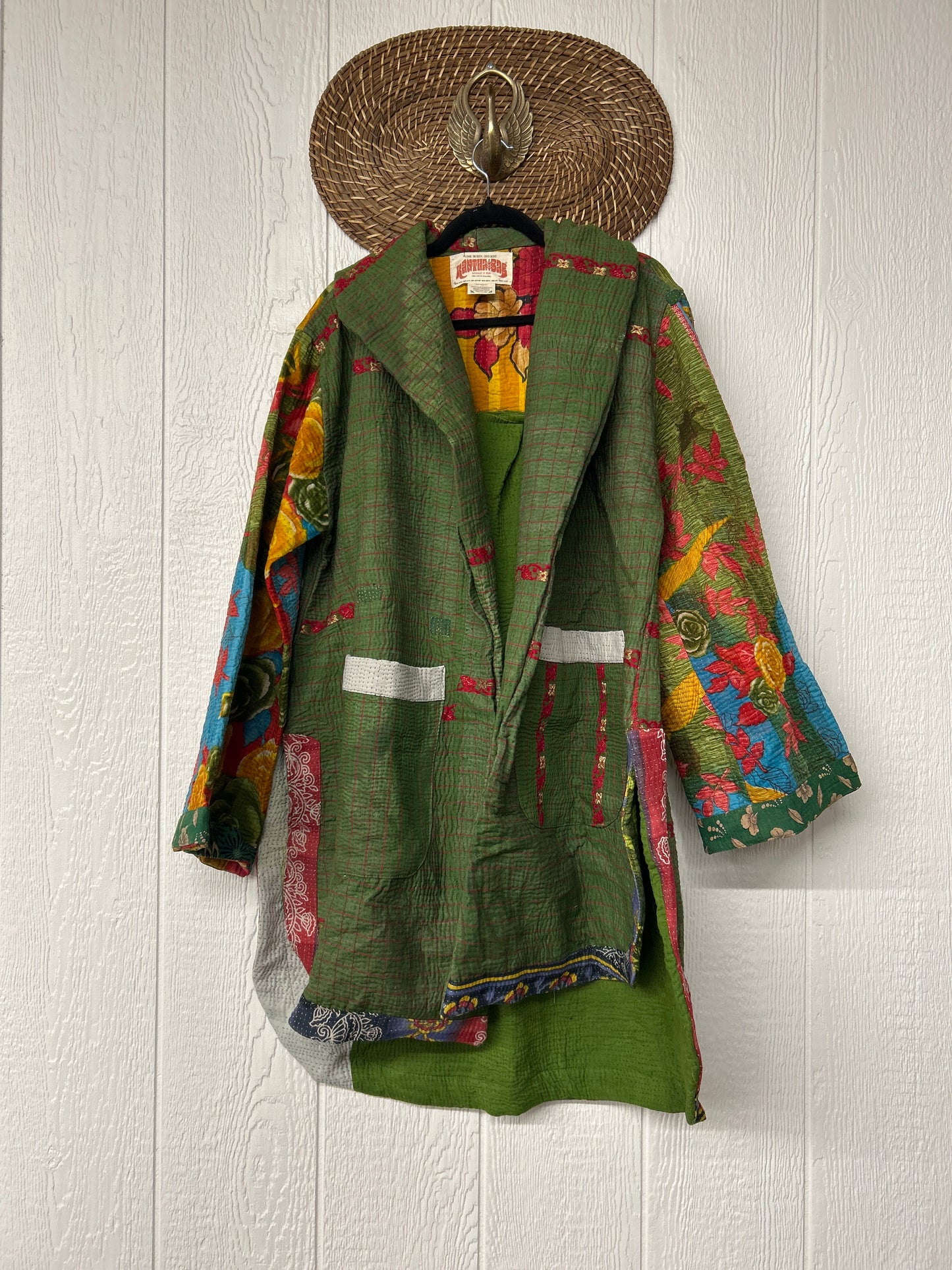 Fine Kantha Drifter Coat 1125 069