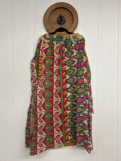 Pareo Kantha Butterfly Cargo Skirt 0426 268
