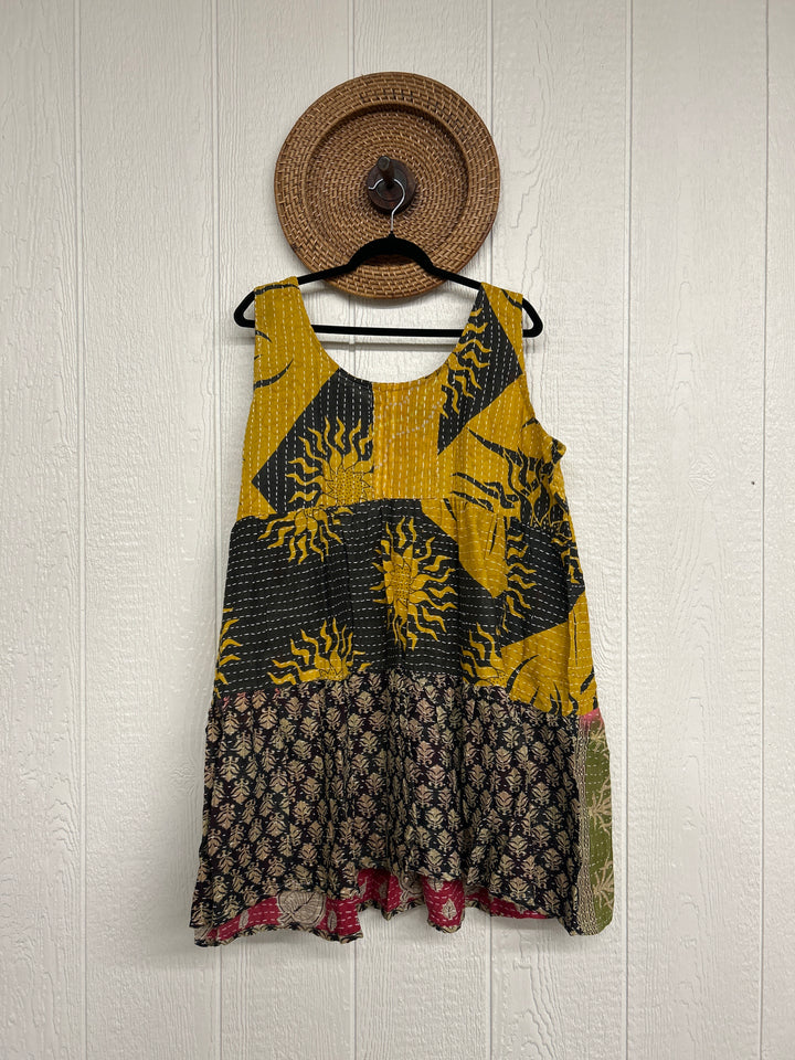 Kantha Meadow Mini Dress 0625 097