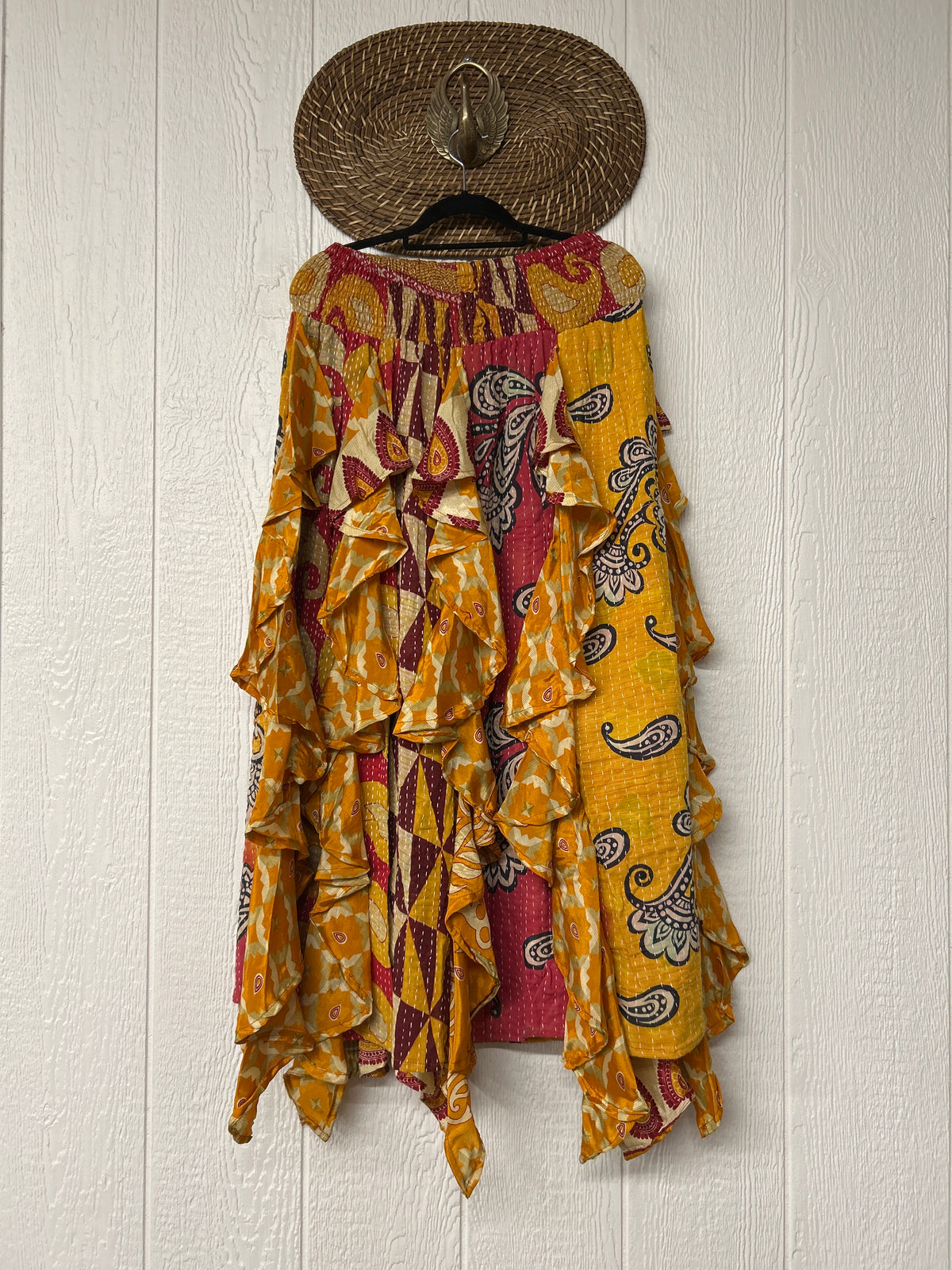 Pareo Kantha Willow Maxi Skirt 0826 255