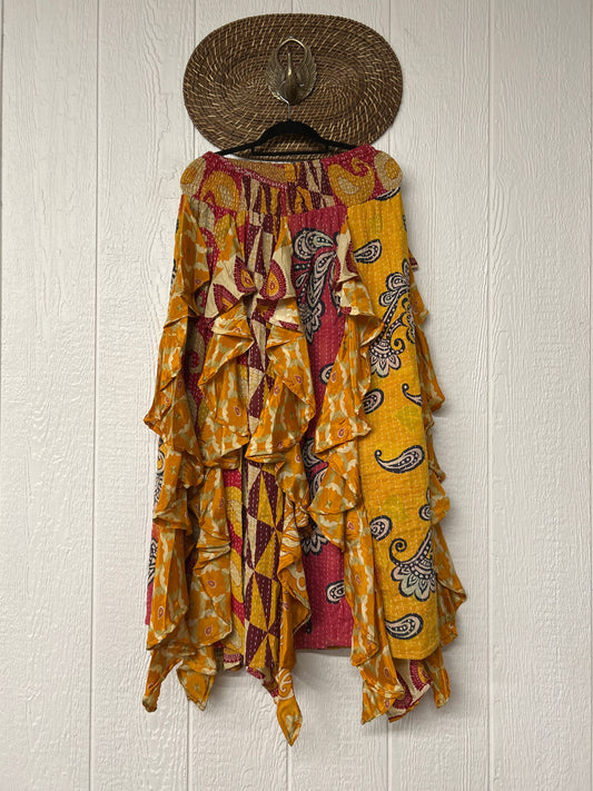 Pareo Kantha Willow Maxi Skirt 0826 255