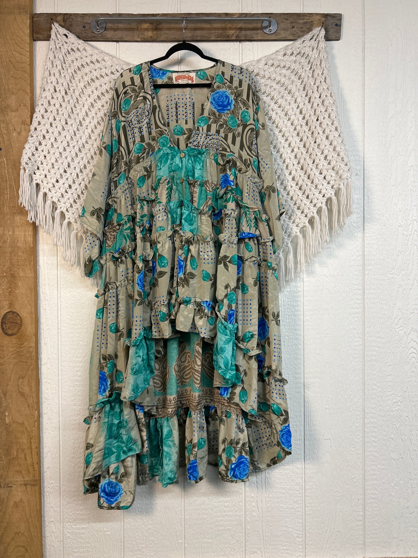 Rasgulla Sari Rhiannon Kimono 0826 023