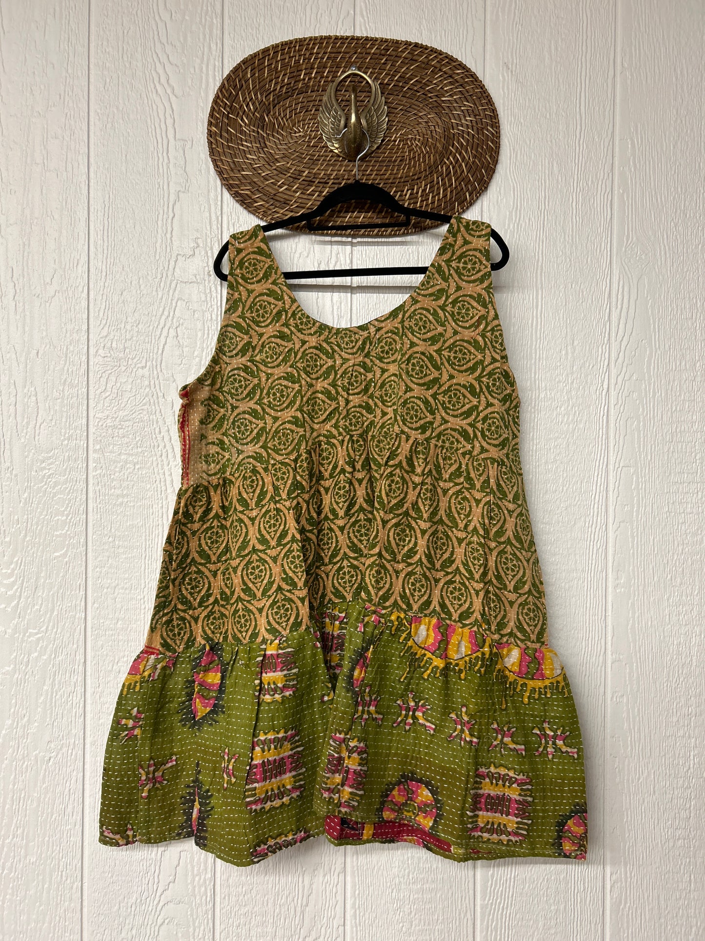 Kantha Meadow Mini Dress 0625 224