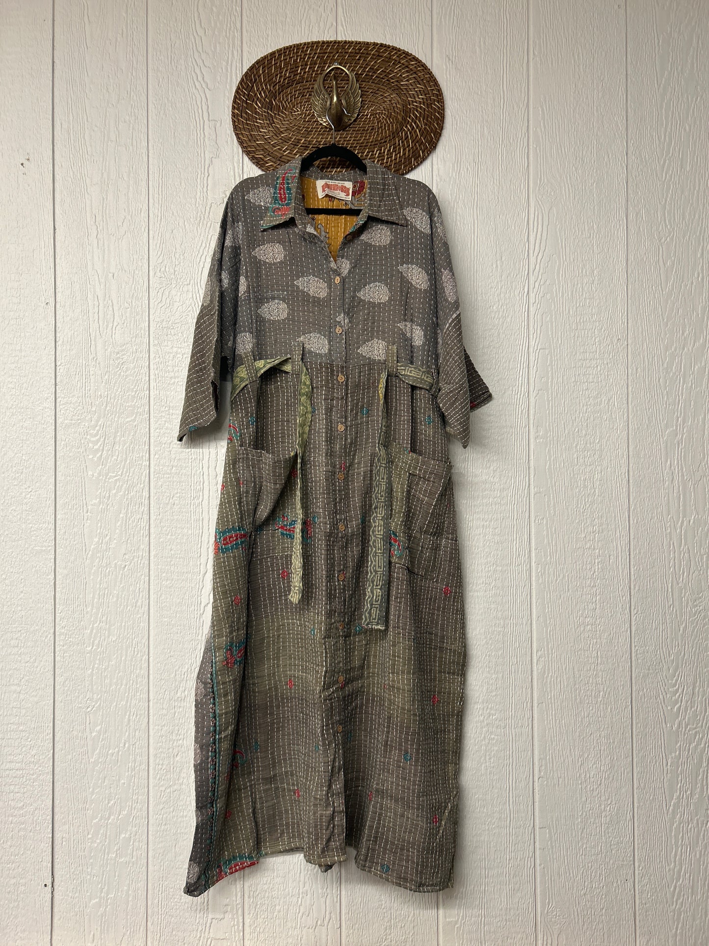 Pareo Kantha Gravity Duster Dress 0226 219