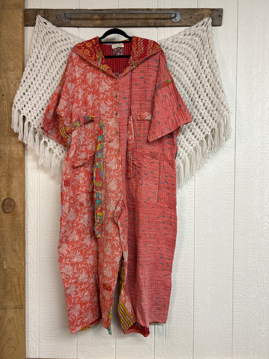 Kantha Zen Hoodie Jumpsuit 0925 223