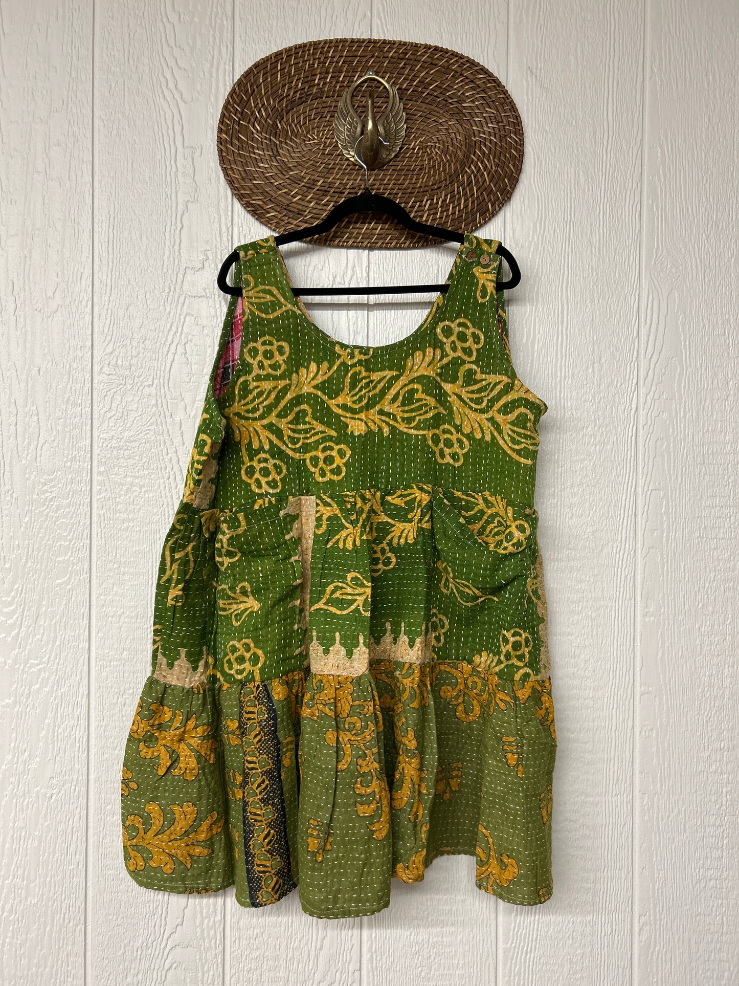 Kantha Meadow Mini Dress 0625 143