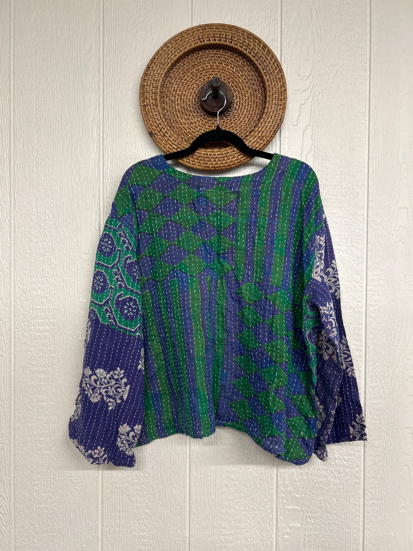 Pareo Kantha Wanderer Pocket Crop Top 0226 030