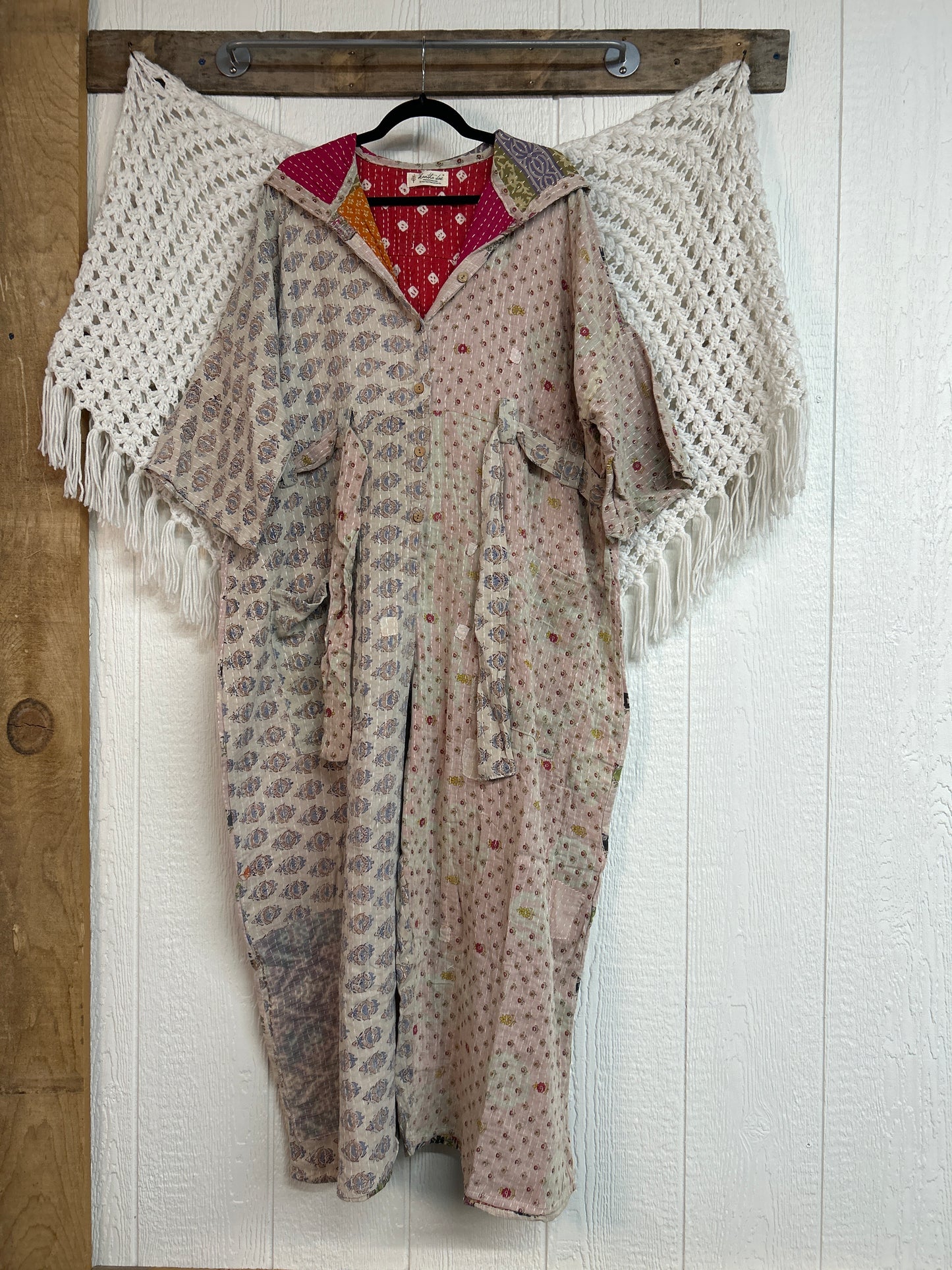Kantha Zen Hoodie Jumpsuit 0925 197