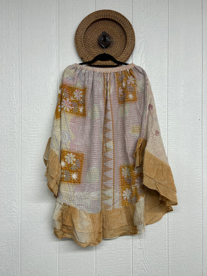 Pareo Kantha Wild Rose Skirt 0426 147