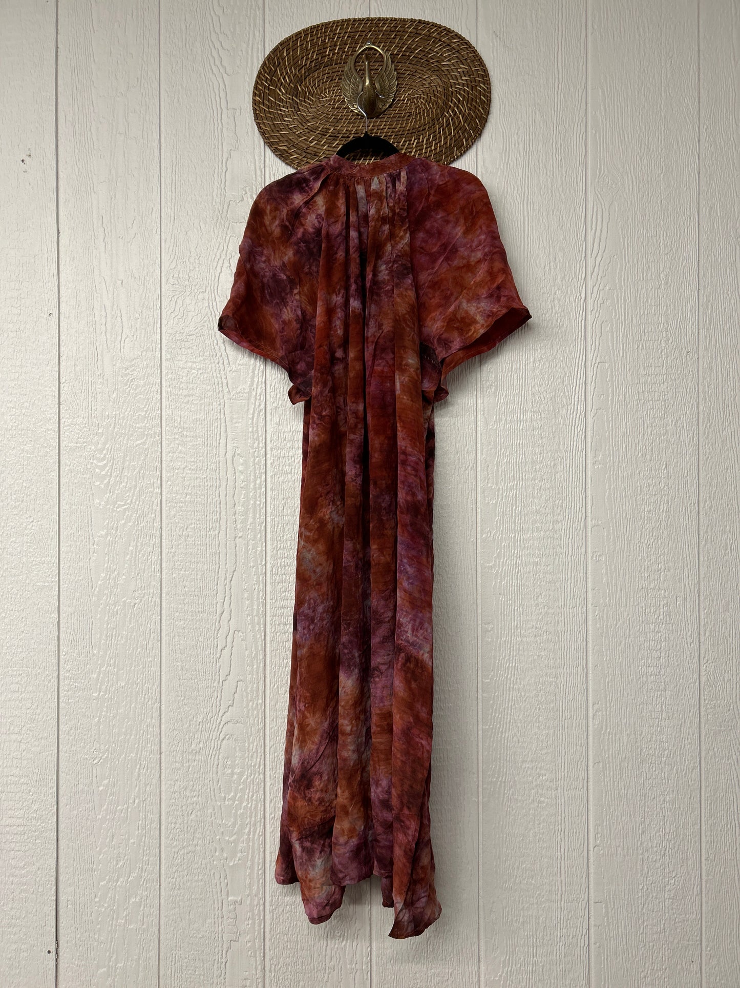 Crepe Sari Summer Woodstock Duster 0626 158