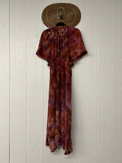 Crepe Sari Summer Woodstock Duster 0626 158