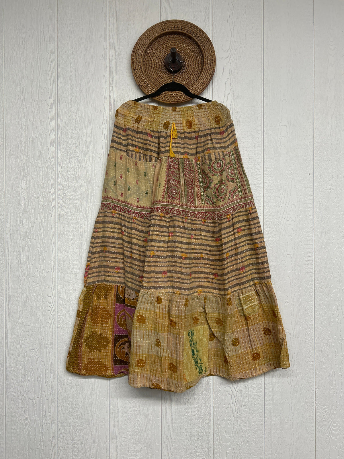 Pareo Kantha Lotus Maxi Skirt 0826 228