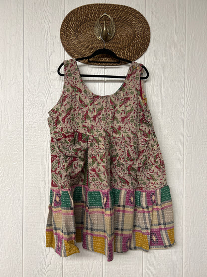 Kantha Meadow Mini Dress 0625 049