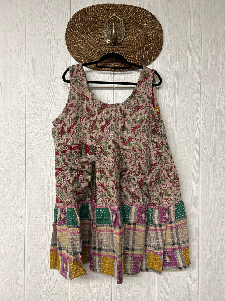 Kantha Meadow Mini Dress 0625 049