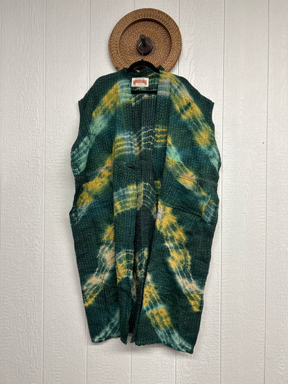 RETAIL Pareo Kantha Dreamweaver Kimono Vest 0526 011