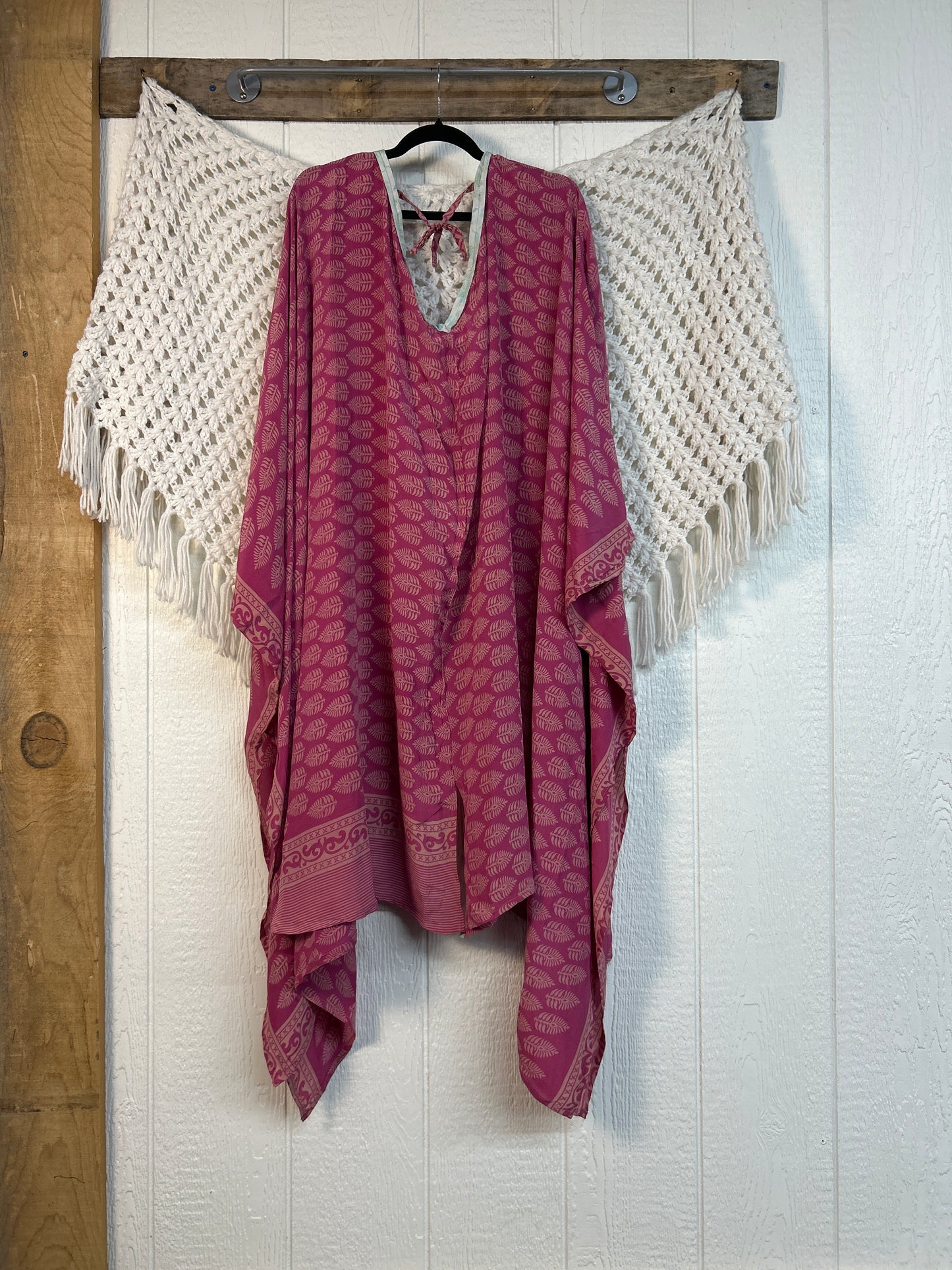 Crepe Sari Orchid Kimono 0626 272