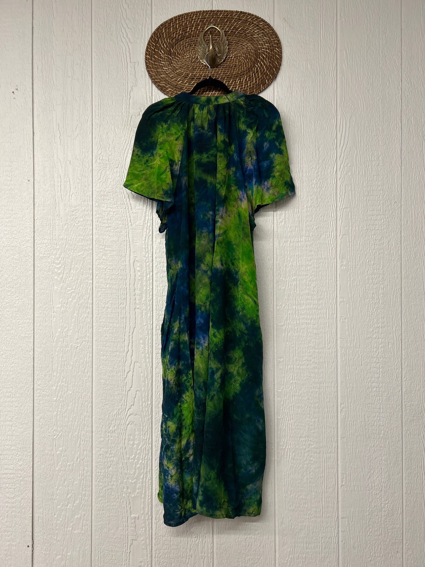 Crepe Sari Summer Woodstock Duster 0626 159