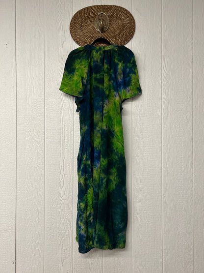 Crepe Sari Summer Woodstock Duster 0626 159
