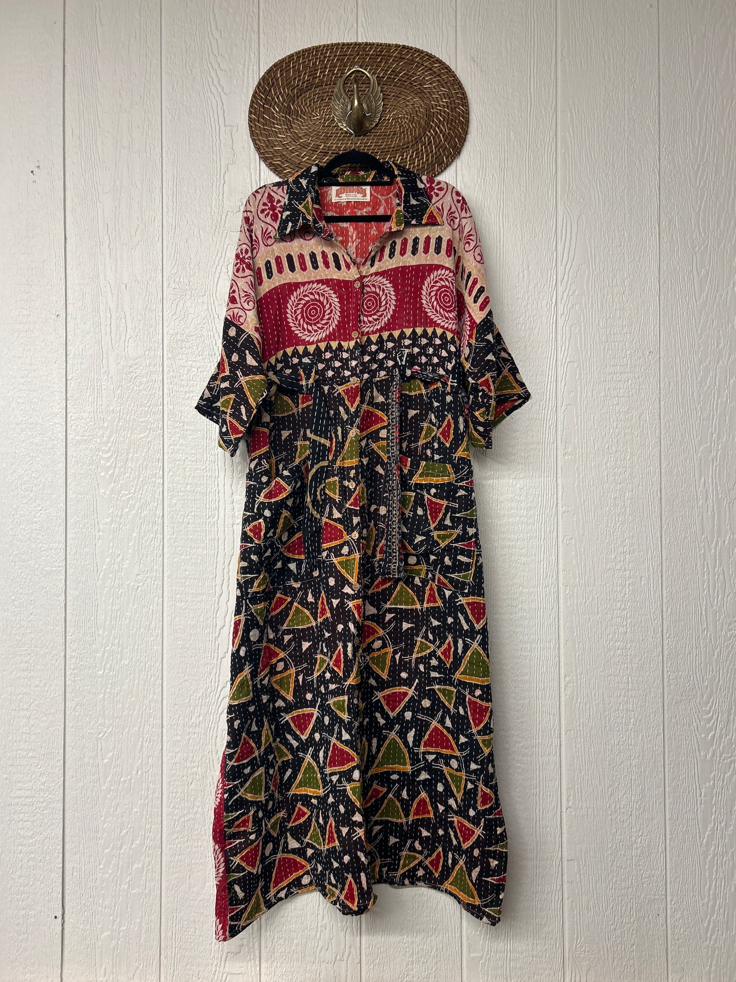 Pareo Kantha Gravity Duster Dress 0226 052