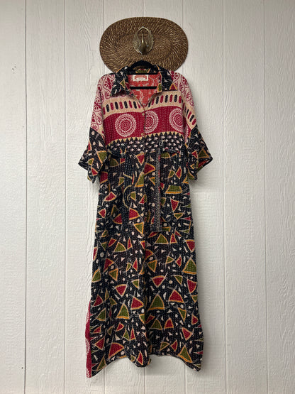 Pareo Kantha Gravity Duster Dress 0226 052