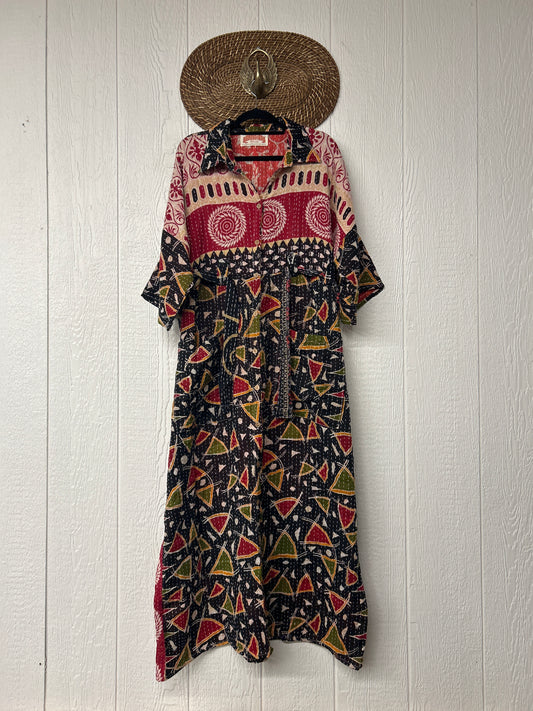 Pareo Kantha Gravity Duster Dress 0226 052