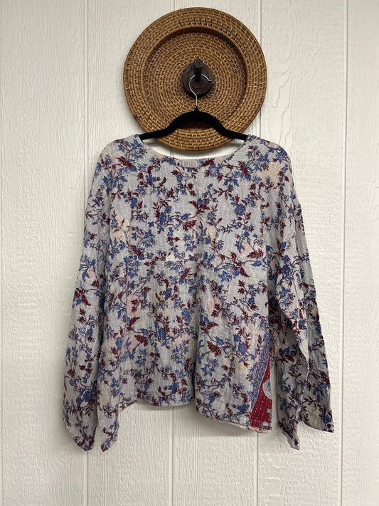 Pareo Kantha Wanderer Pocket Crop Top 0226 188