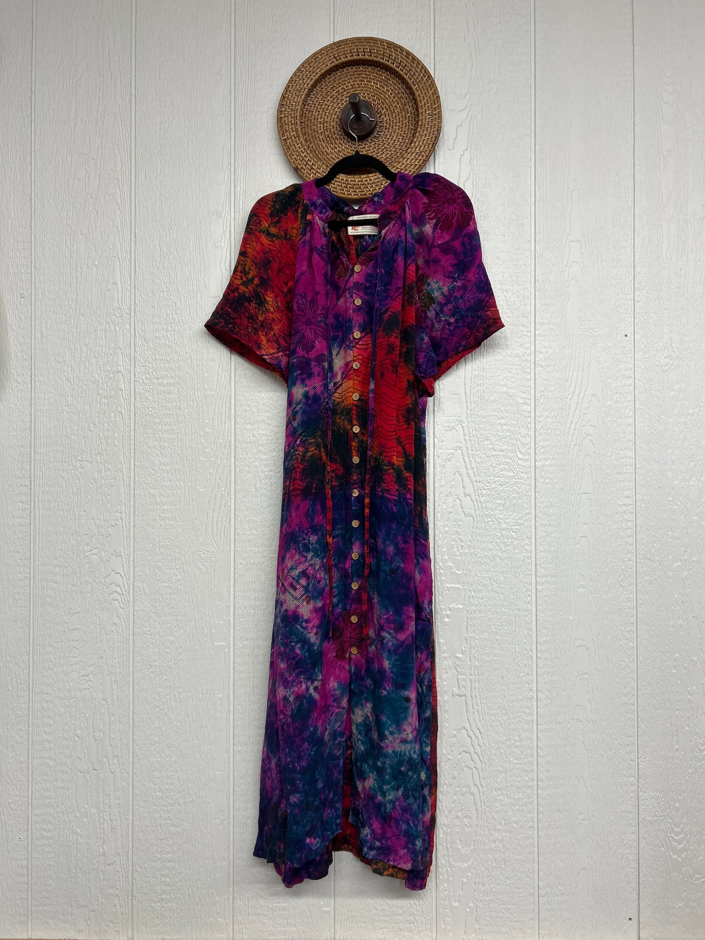 Crepe Sari Summer Woodstock Duster 0626 140