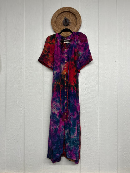 Crepe Sari Summer Woodstock Duster 0626 140