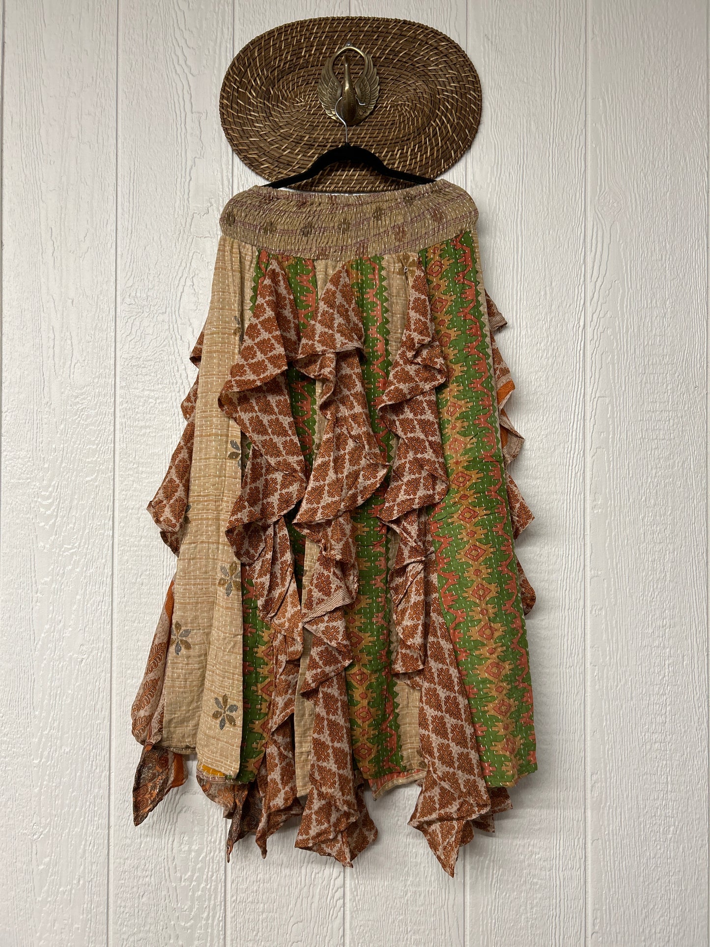 Pareo Kantha Willow Maxi Skirt 0826 151