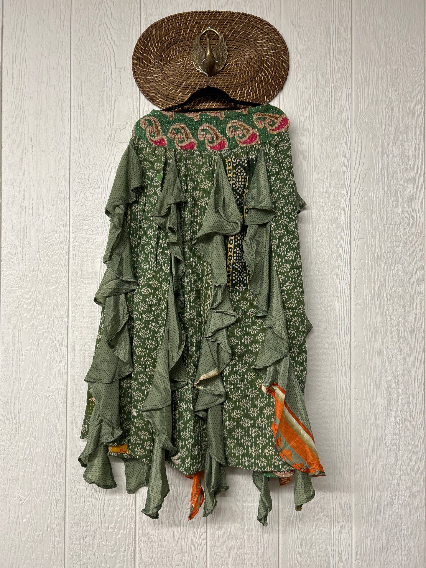 Pareo Kantha Willow Maxi Skirt 0826 173