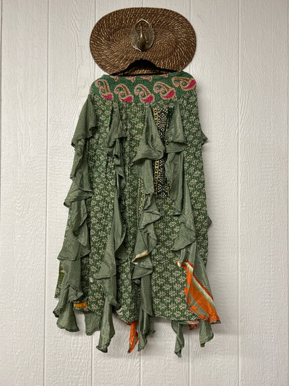 Pareo Kantha Willow Maxi Skirt 0826 173