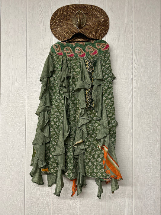 Pareo Kantha Willow Maxi Skirt 0826 173