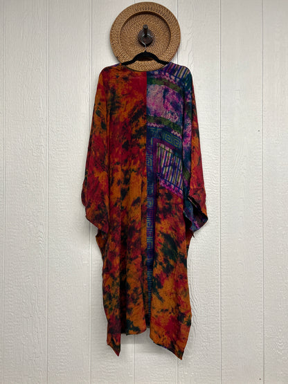 Crepe Sari Gaia Duster Dress 0826 174