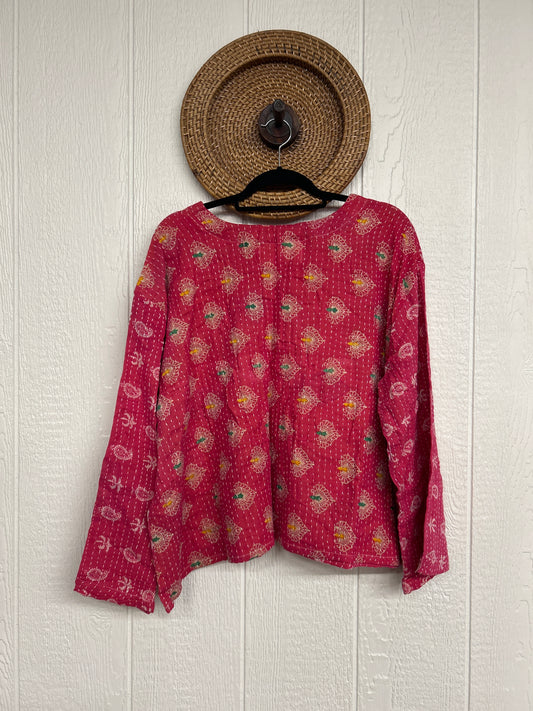 Pareo Kantha Wanderer Pocket Crop Top 0226 033