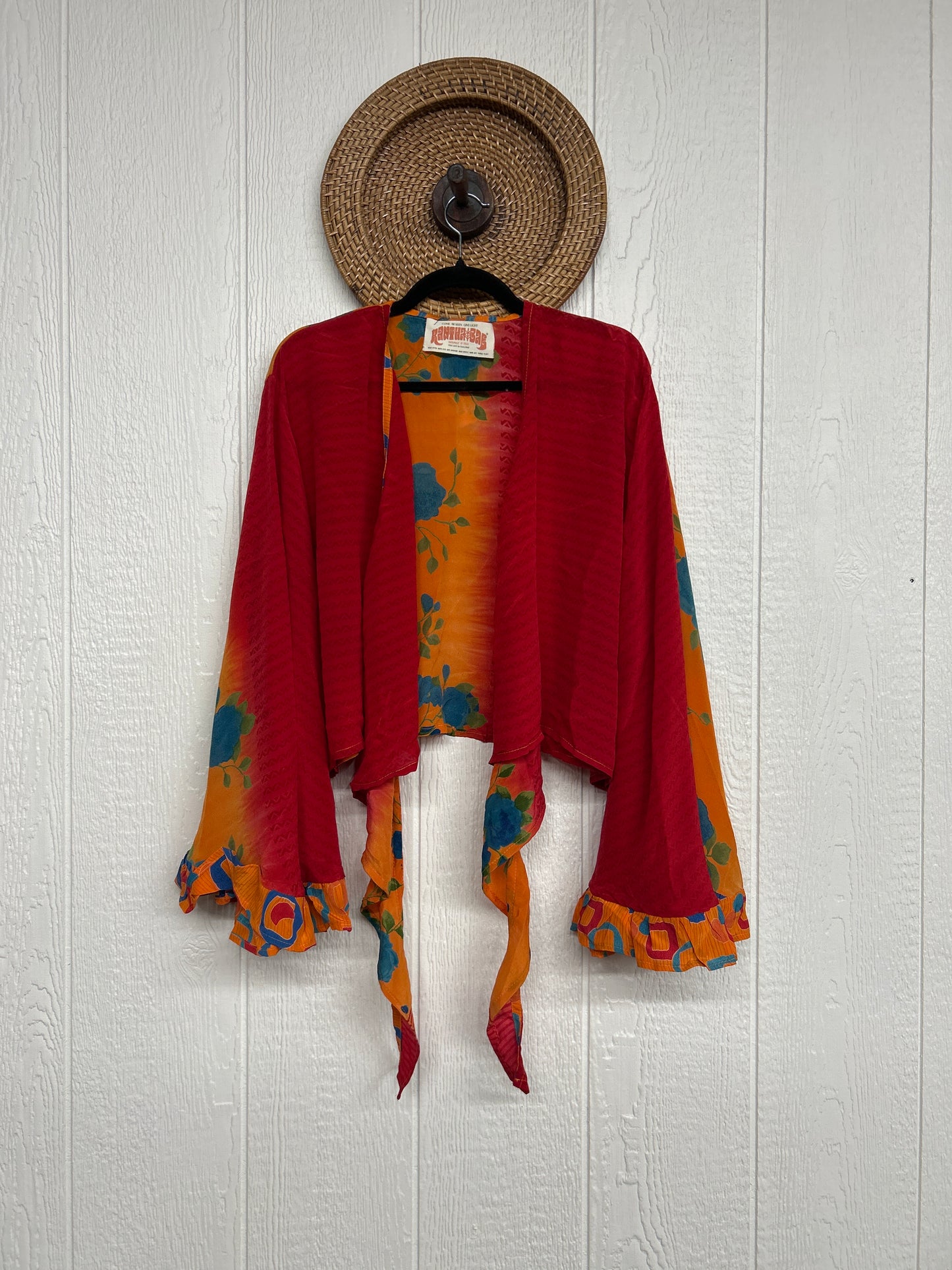 Crepe Sari Zeppelin Crop Shrug 0426 268