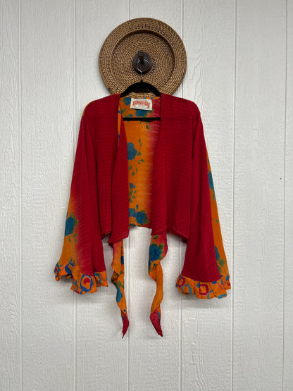 Crepe Sari Zeppelin Crop Shrug 0426 268