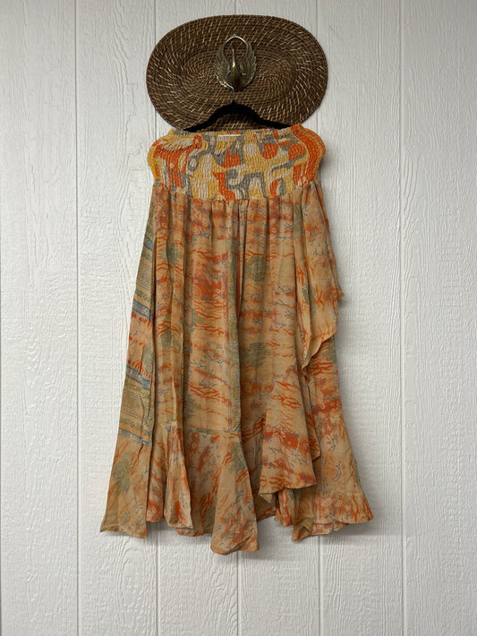 Crepe Sari Inner Peace Wrap Skirt 0626 143