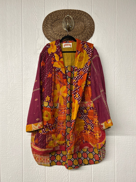 Fine Kantha Drifter Coat 1026 126
