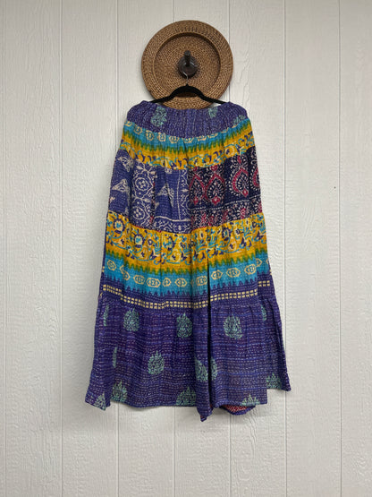 Pareo Kantha Lotus Maxi Skirt 0826 263
