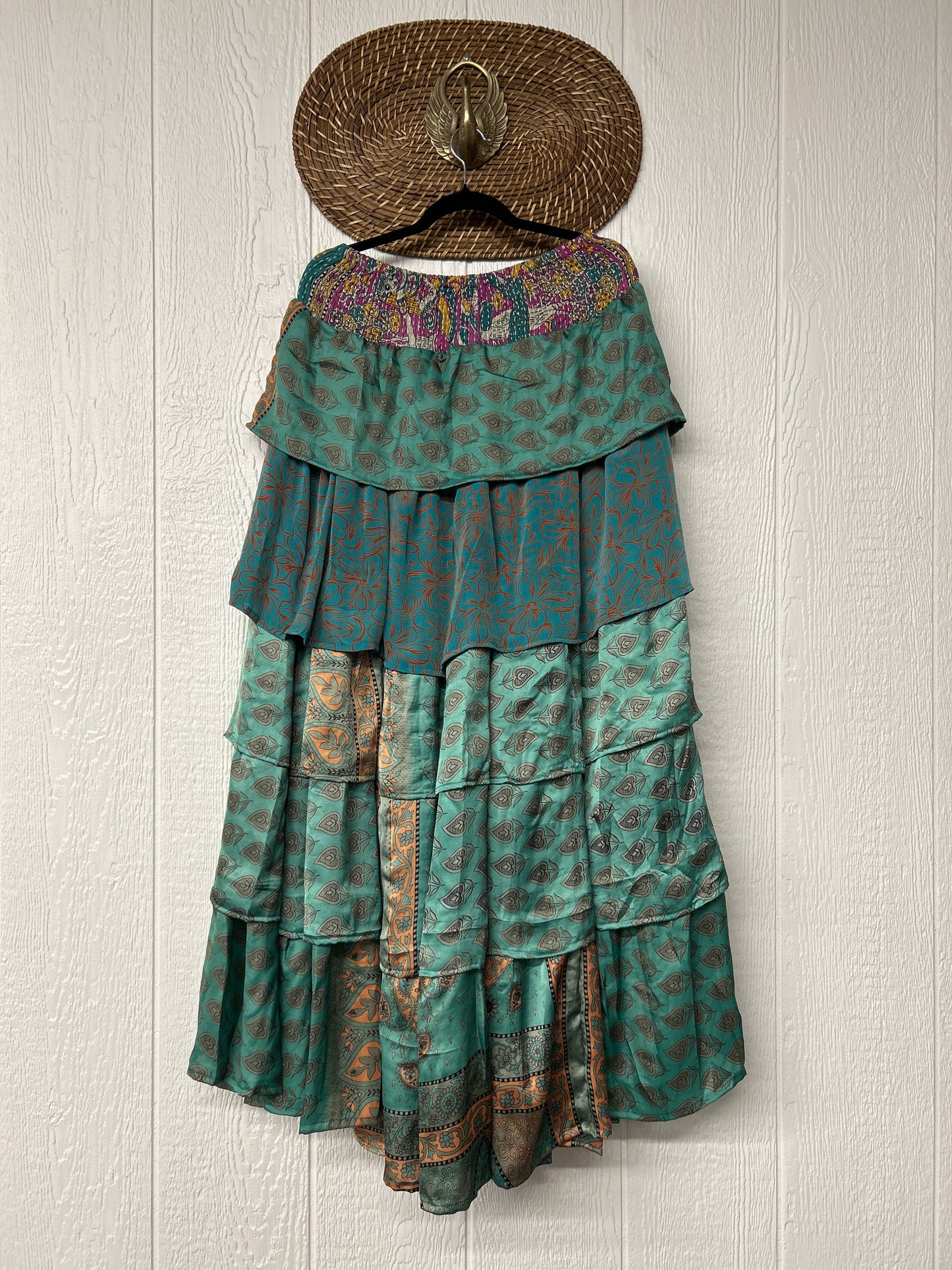 Rasgulla Sari Venus Ruffle Maxi 1125 010