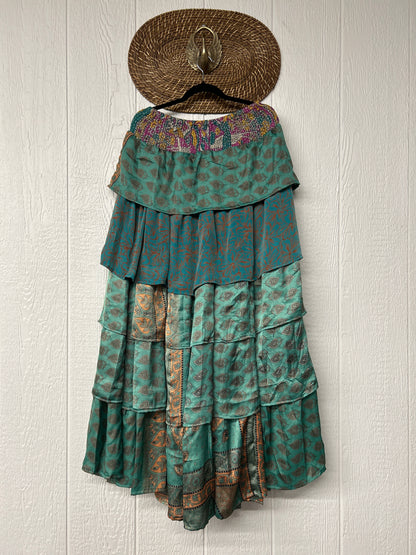 Rasgulla Sari Venus Ruffle Maxi 1125 010