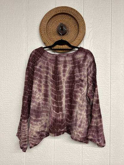 Pareo Kantha Wanderer Pocket Crop Top 0526 004